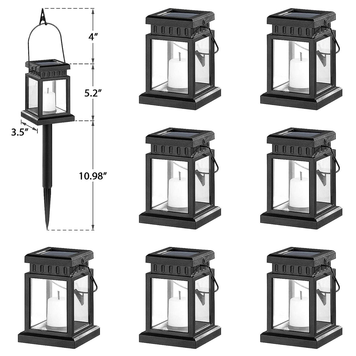 hanging solar outdoor lanterns