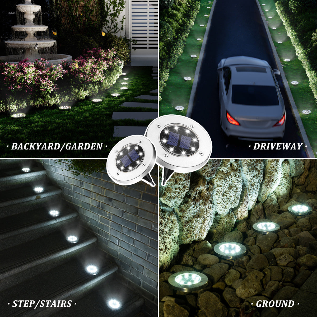 Solpex Modern Solar Ground Lights Set