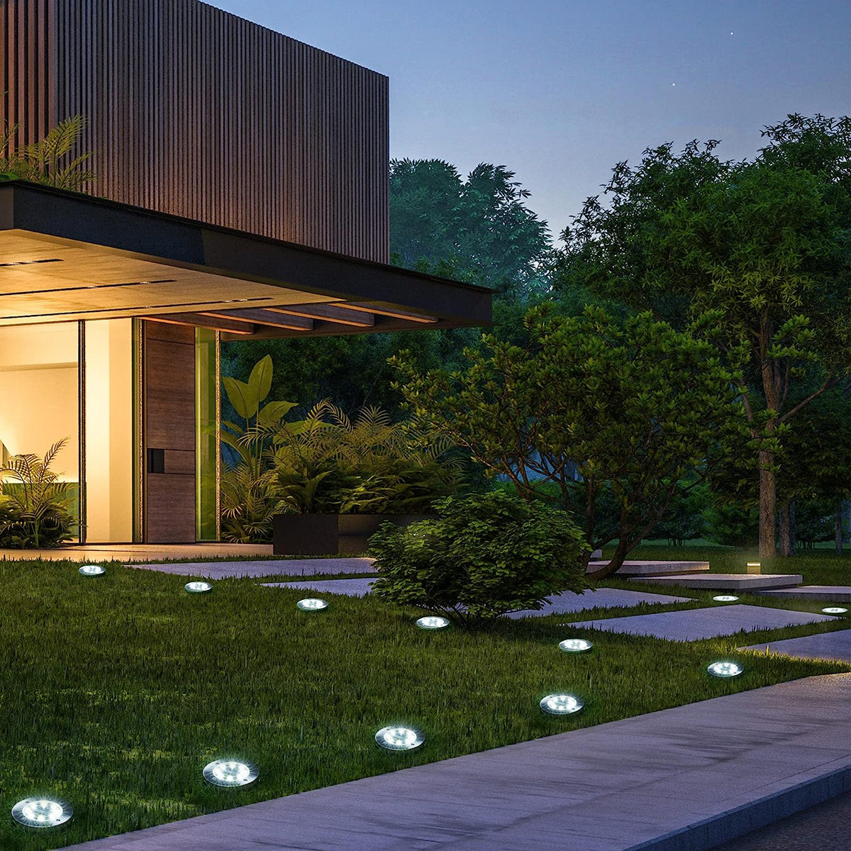 Solpex Modern Solar Ground Lights Set