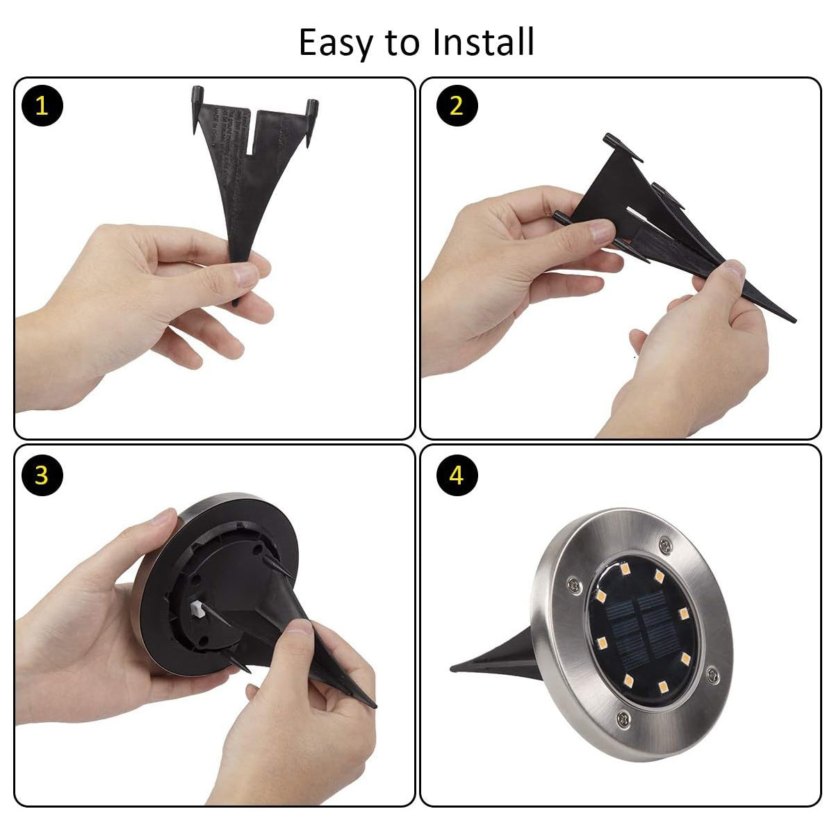 Solpex Modern Solar Ground Lights Set