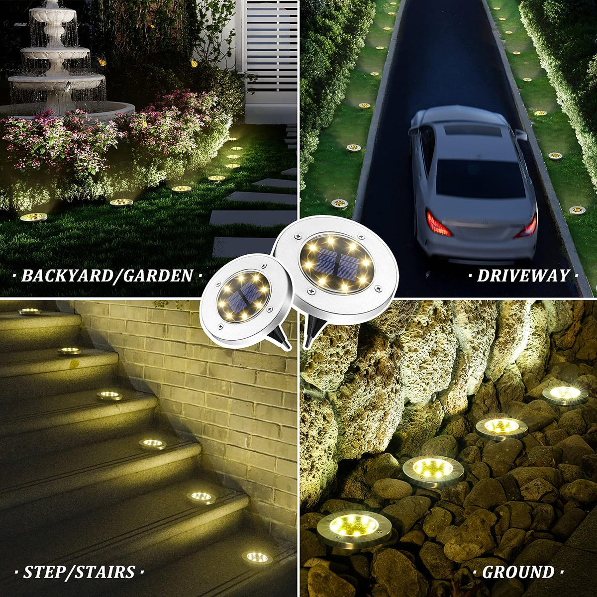 Solpex Modern Solar Ground Lights Set