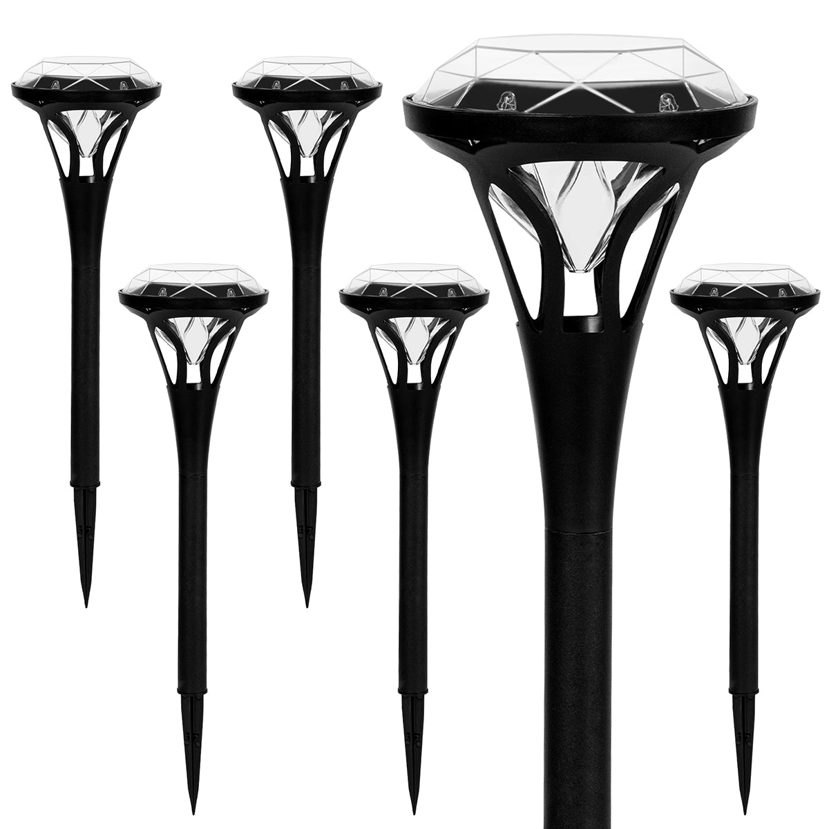 Solpex Diamond Designed Solar Yard Lights Set