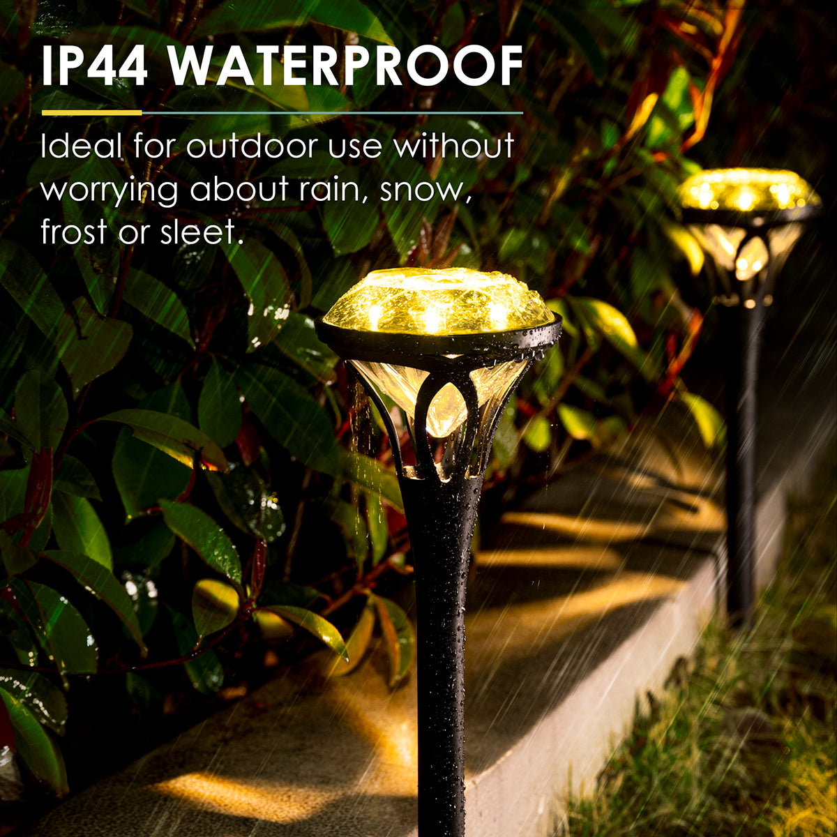 Solpex Diamond Designed Solar Yard Lights Set