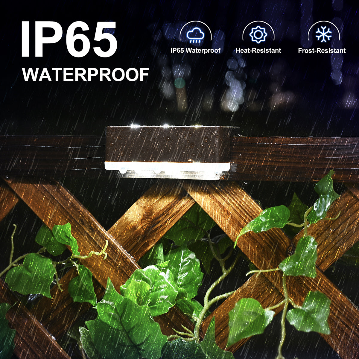Solpex Horizontal Updated Brown Solar Deck Lights Set