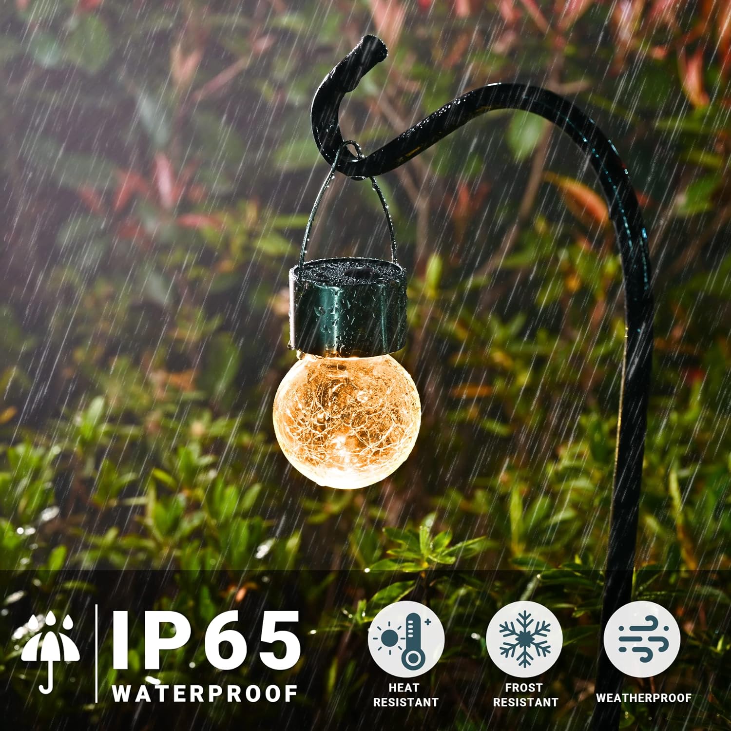 SOLPEX 12 Pack Solar Outdoor Lights Hanging Decorative