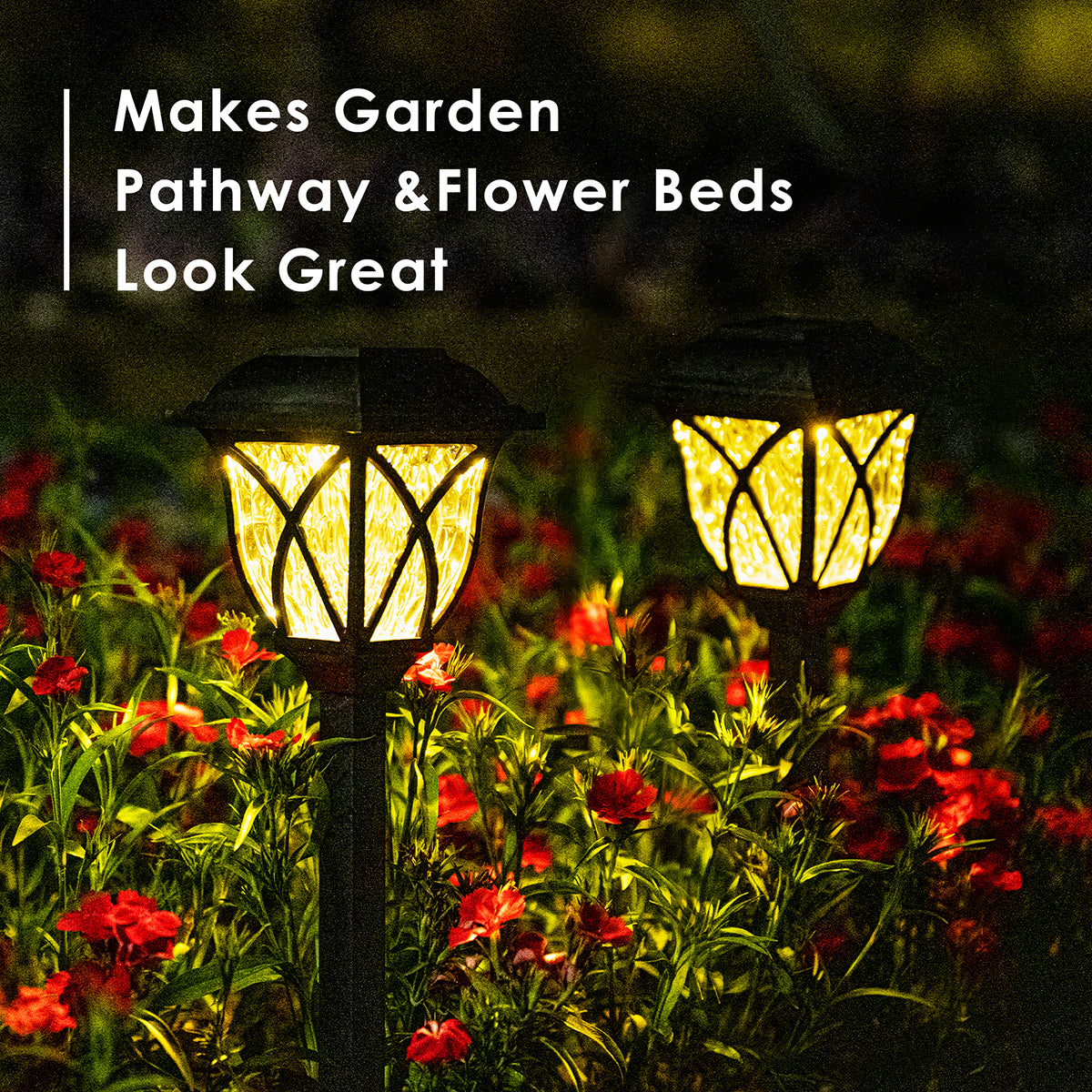 Solar Lighting Set Solpex Hammered Solar Path Lights Set – solpex