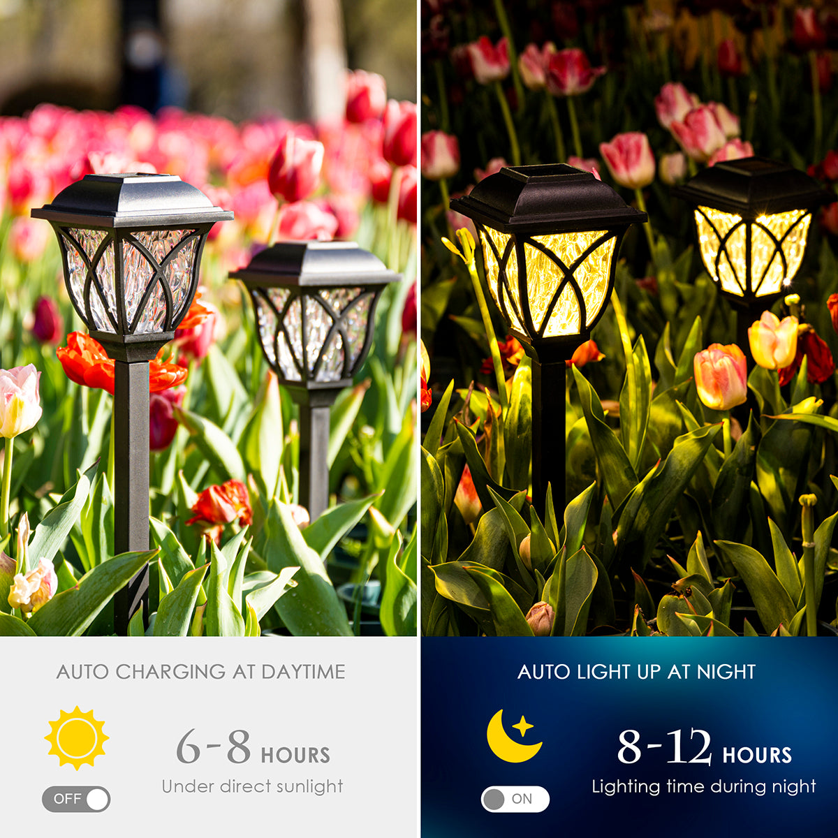 Solpex Hammered Solar Path Lights Set – solpex