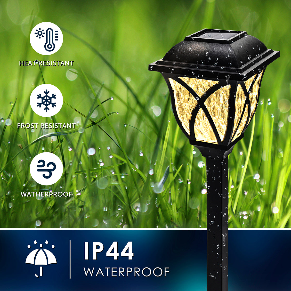 Solpex Hammered Solar Path Lights Set – solpex
