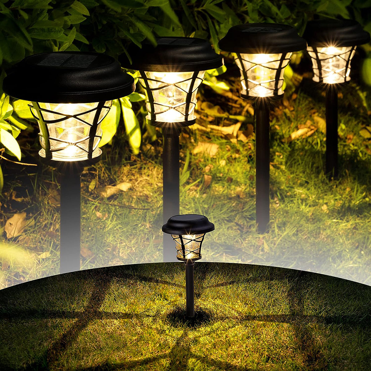 Solpex Curved Solar Pathway Lights Set