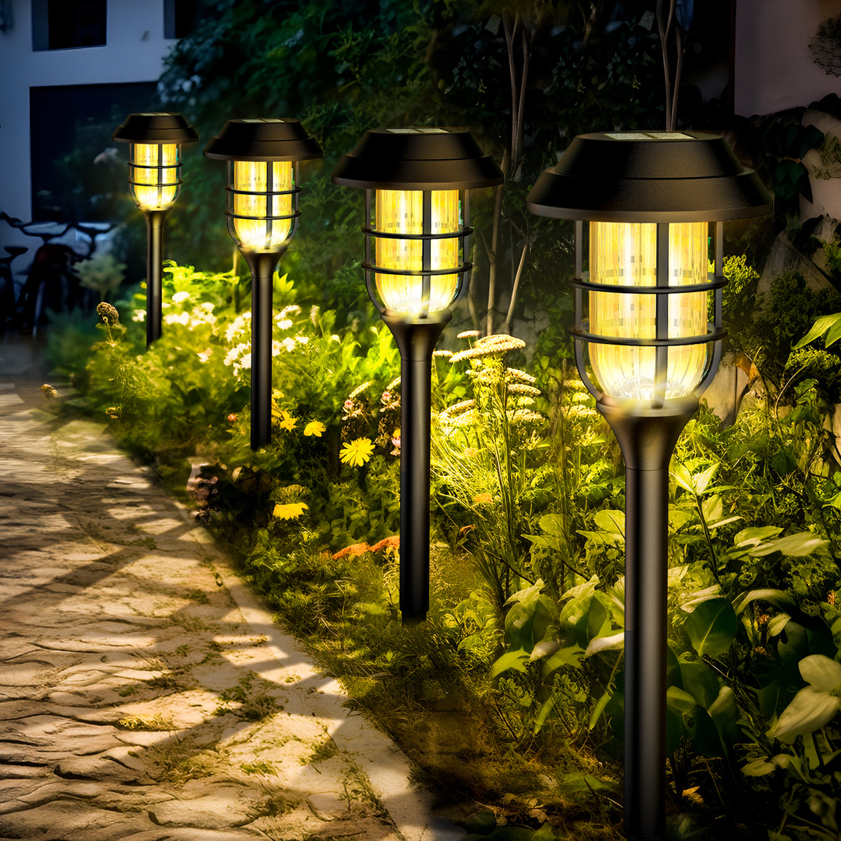 Solpex Cone Solar Landscape Lights Set